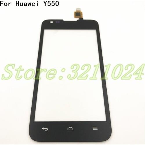 High quality Touch Panel For Huawei Ascend Y550 Y550-L01 Y550-L02 Y550-L03 VAF49 P Black touch screen display+Tools