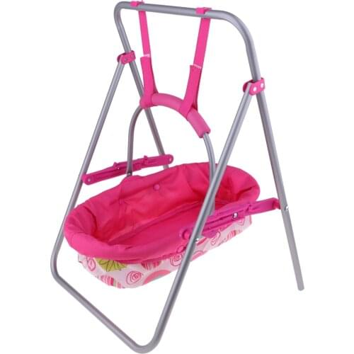 Reborn Doll Supplies Baby Carrier – Simulation Cradle Swing Playset - for Baby Doll for MellChan Doll Accessory