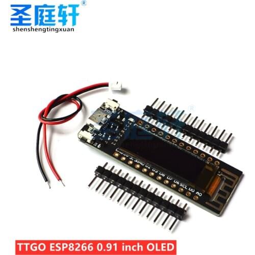 TTGO ESP8266 0.91 inch OLED learning kit nodemcu development board expansion