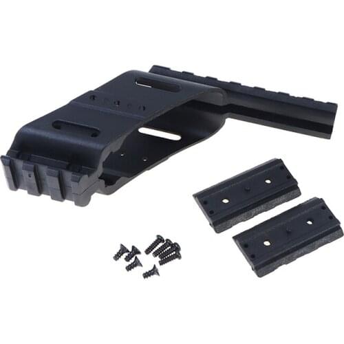 Universal Tactical AEG Gun Pistol Plastic Polymer Base Quad Rail Picatinny Sight Laser Lighting Scope Mount Glock