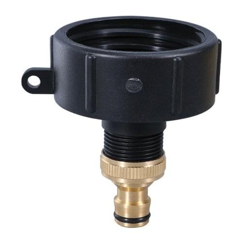 1pcs IBC Adapter Water Tank Connection 3/4" Connector S60x6 Thread IBC Fittings for IBC Water Tank Rain Barrel 1000L IBC Tanks