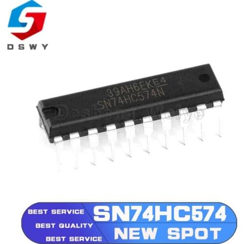 10PCS SN74HC574N DIP20 SN74HC574 DIP 74HC574N DIP-20 74HC574 new and original IC
