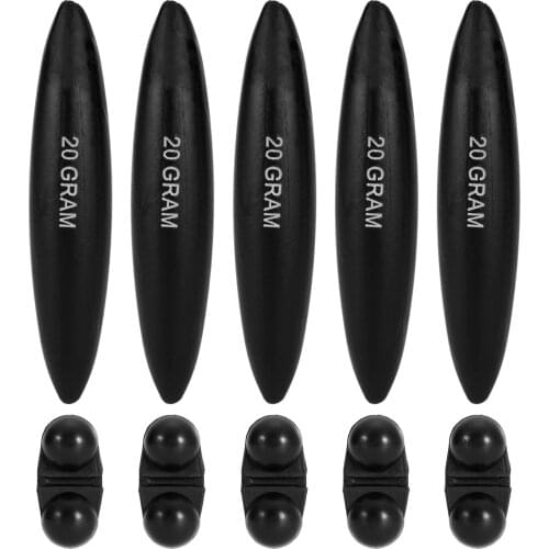 5PCS 20g / 30g Fishing Float EVA Inline Float with Bell Fishing Buoyancy Floats Weight Bead Catfish Float Fishing Accessories