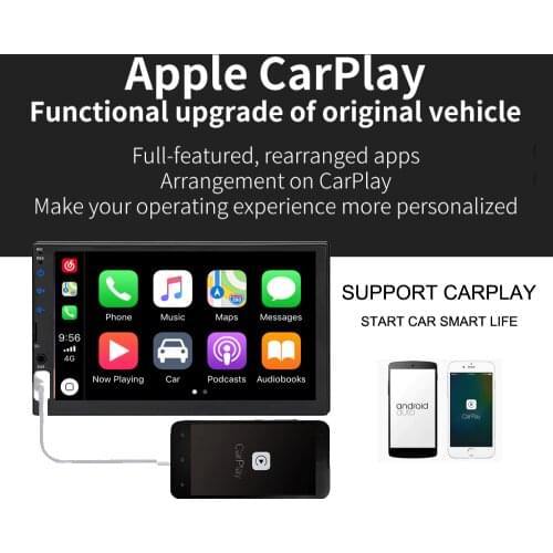 2020 New Ui 2din Car Radio Autoradio carplay capactive screen full touch screen Multimedia Player Rear View Camera bluetooth FM