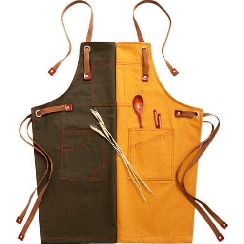 Deetrust Kitchen Multi-Color Denim BBQ Cleaning Women Apron Cooking Bartender Man Cowboy Chef Pinafore Delantal Waiter Tablier
