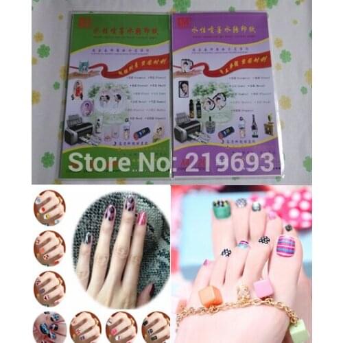 A4 inkjet water transfer printing paper( 40 transparent + 30 white )