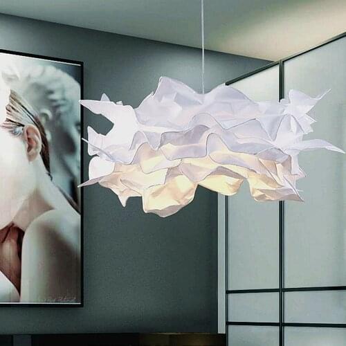 43cm Flower Light Shade Cloud Lamp Shade Ceiling Lampshade Art DIY Decoration Chandelier Pendant for Living Room Bedroom Bar Use