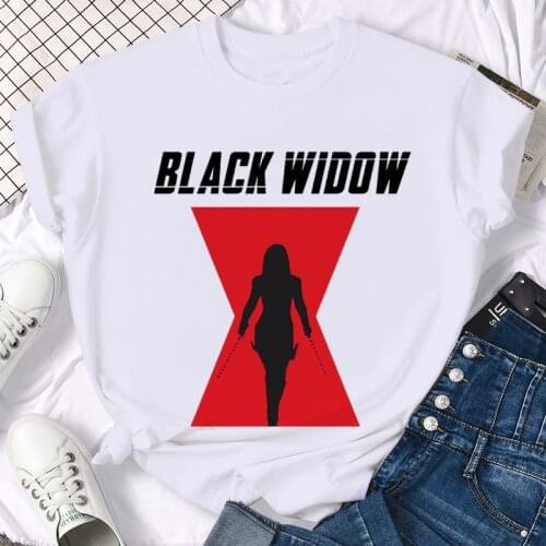 Marvel Movie Black Widow Natasha Anime T-shirt Men Women Unisex Graphic Avengers Tshirt Funny T Shirt Casual Top Tee Male Female