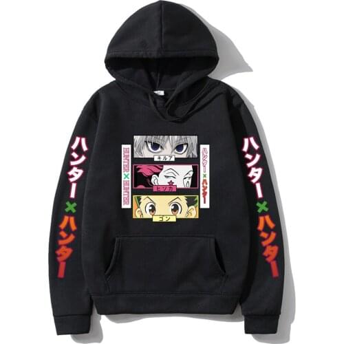 Hunter X Hunter Killua Leorio Kurapika Gon Hisoka Eyes Men Women Unisex Hoodies Sweatshirts