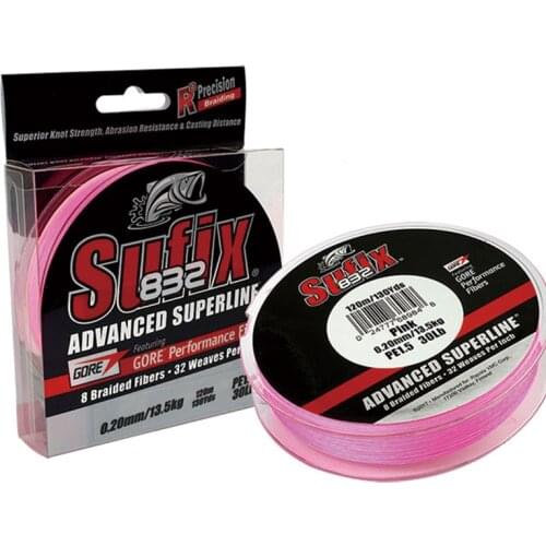 Original Sufix 832 Advanced Fishing line 8 trand braided PE line lure line casting for Ocean rock beach