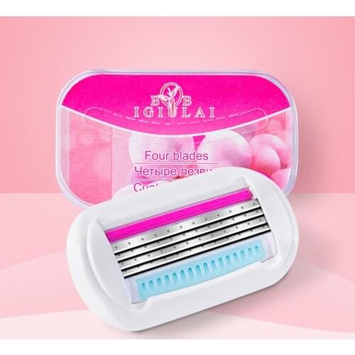 IGUETTA New The Four-Head Ultra-Thin Lady Razor is Simple And Trendy To Carry it Can Easily Handle The Hard-To-Shave Parts Razor