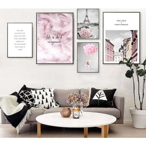 Scandinavian Style Minimalism Canvas Painting Landscape Wall Pictures for Living Room Cuadros Decoracion Salon Poster and Prints