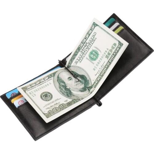 2019 New PU Leather Money Card Wallet Fashion Slim Small Credit Card Package Business ID Name Cards Billfold