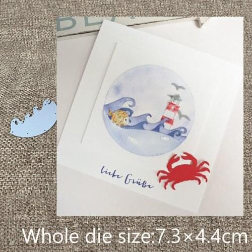 New Design Craft Metal Cutting Die cut dies wavy semicircle decoration scrapbook Album Paper Card Craft Embossing die