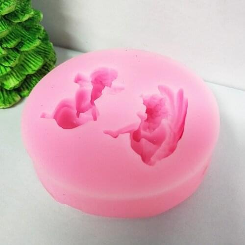 P769 angel silicone mould chocolate mold baking kitchen tool