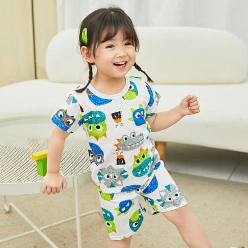 Girls Pajamas Sets 2 3 4 5 6 7 8 9 10 11 Years Cute Giraffe Baby Clothes Suit Summer Girl Children Pijamas Infant Clothing Set