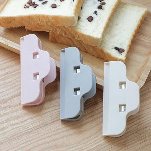 Plastic Bag Sealer Snack Fresh Food Storage Bag Clips Mini Vacuum Sealing Clamp Food Clip Kitchen Accessories Tool