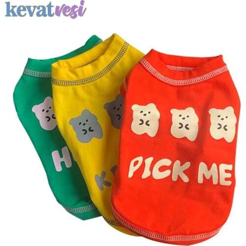 Cute Dog Clothes for Small Dogs Comfortable Puppy Vest Coat Chihuahua French Bulldog Autumn Pets Clothing Ropa Para Perro
