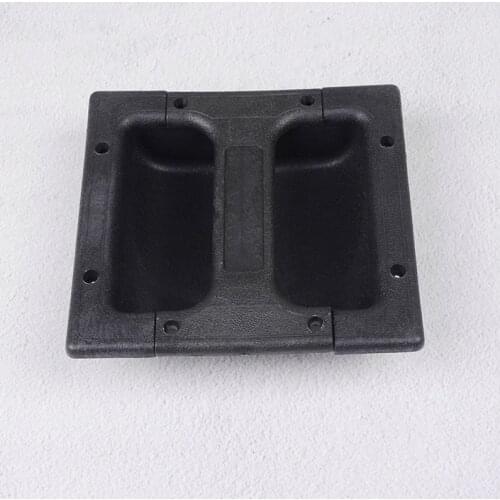 2Pcs Black 146*139mm PP Plastic Recessed Handle For Guitar Amp Cabinet Speaker