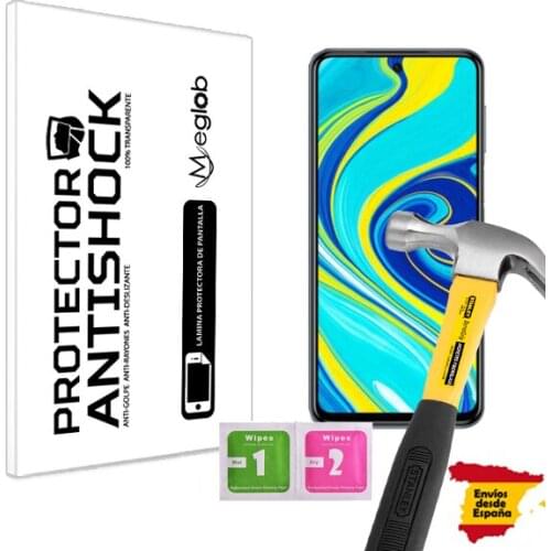 Screen protective Anti-Shock Anti-scratch Anti-Shatter compatible with Xiaomi Redmi Note 9 Pro