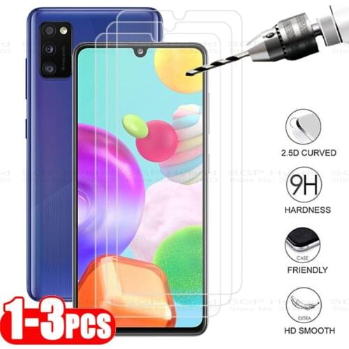 1-3pcs protective glass for samsung a41 screen protector film for samsung galaxy a 41 41a a415f safety glass on sumsung galaxi