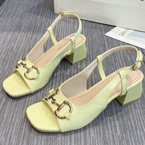 Womens Sandals 2021 Fashion Summer High Heels 2.36 Inches Beautiful Sexy Shoes（Size 35-39