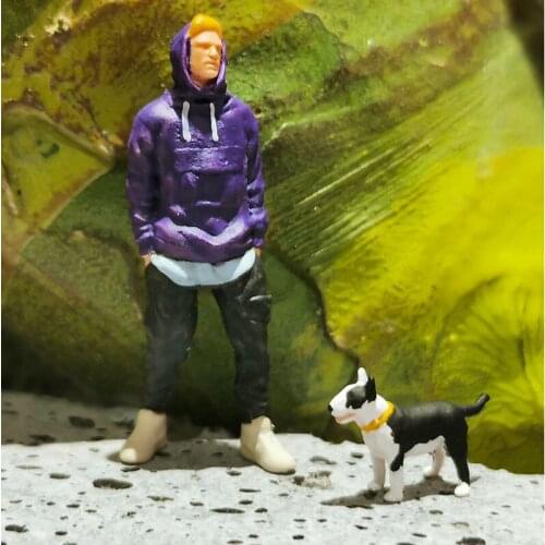 1:64 Doll Boy pupp for Car Scene diecast alloy Vehicle Model Toys metal car toys Parts Gift Accessories adult collection display