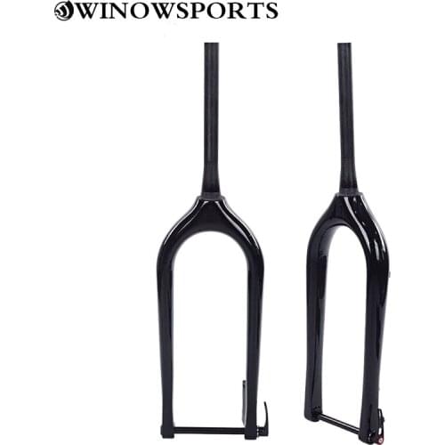 2020 bike fork 26ER 150*15mm carbon fat bike fork 5.0" tyre seat post matching size 31.6mm Use for carbon snow fat bike fork