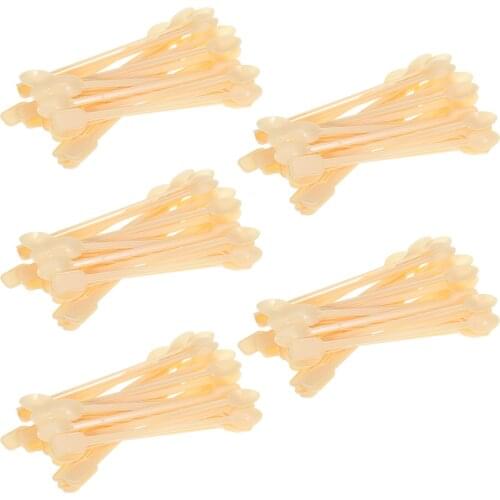 500 Pcs Disposable Plastic Coffee Spoons Food Grade Tea Spoon Stir Swizzle Sticks for Kitchen Dining Room