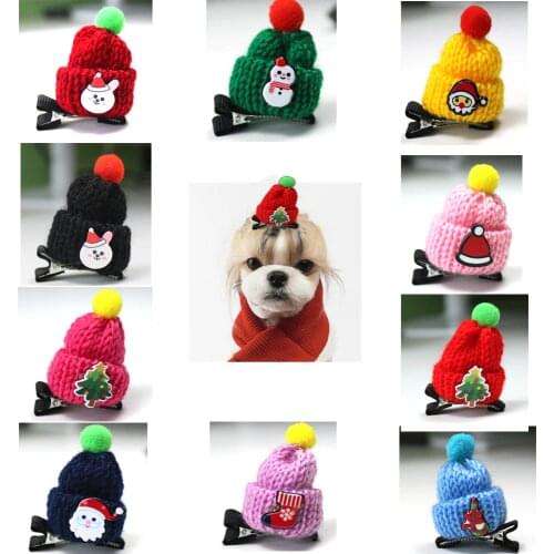 40pcs Pet Dog Hair Bows Pet Sunglasses Hat Christmas Pet Supplies Pet Hair Accessories Dog Holiday Grooming Products
