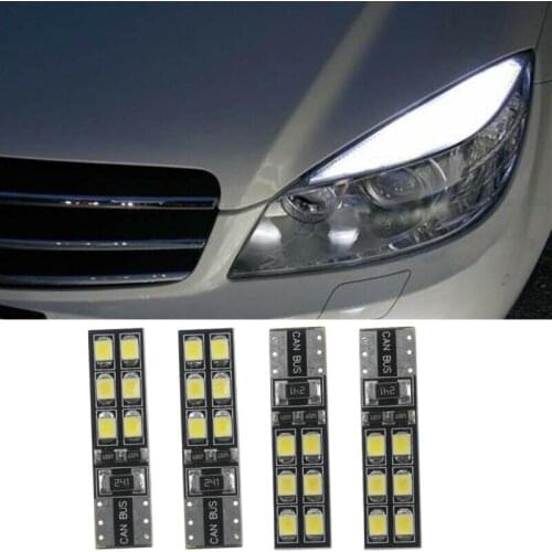 White LED Lights 4Pcs 6000K Auto Bulbs For Mercedes-Benz W204 C300 C350