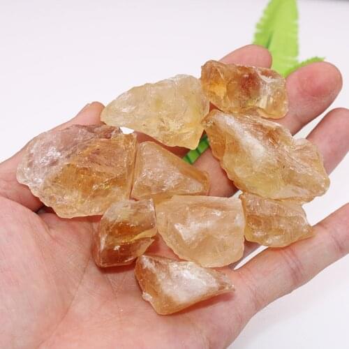 100g big big Natural Citrine Crystal Ore Mineral Rough Can Make Necklaces Jewelry Crystal Transfer Stone Energy Stone Decoration