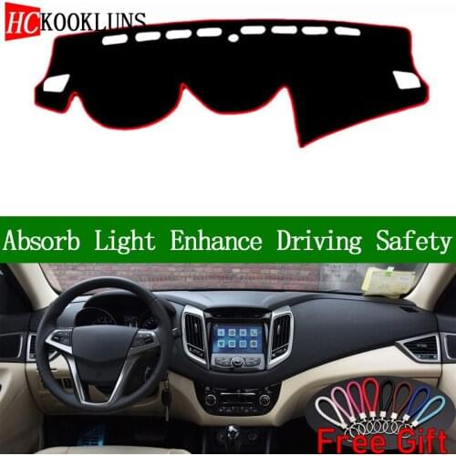 For changan EADO 2016 2017 Dashboard Cover Sun Shade Dash Mat Pad Carpet Car Stickers Interior Accessories