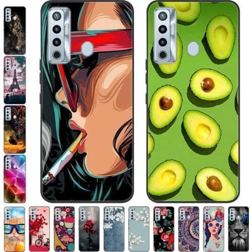 For Tecno Camon 17 Case Phone Cover Soft Silicone Back Case for Tecno Camon 17 Pro Phone Cases for Camon17 CG6 CG6j Capa Shell