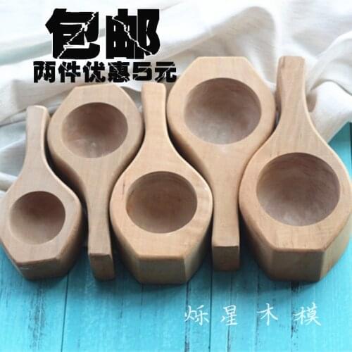 Wooden moon cake baking mold / Smooth deepen bread mould/Muk Dousha die kitchen tools