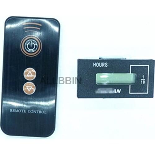 For Daewoo Doosan DH215 225-7 Hyundai 215-9 Excavator Timer Hour Meter Adjustable Time Remote Excavator Accessories