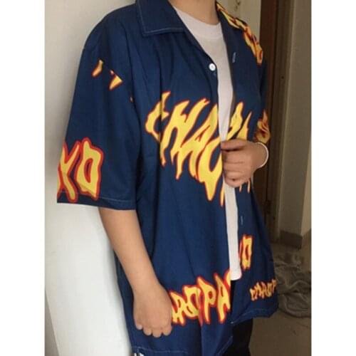 Summer 2021 Harajuku Mens T-shirt tide brand letter print casual Hip Hop Streetwear short-sleeved loose personality Beach shirt