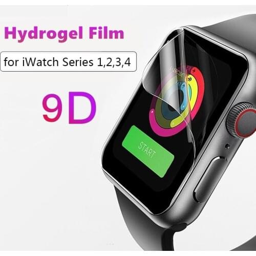 Hydrogel film Screenprotector for Apple watch iWatch 1 2 3 4 38 42 40 44mm Screen Protector Protective ekran koruyucu Pelicula