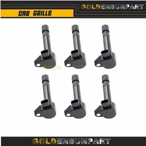 30520-P8E-A01 30520-P8E-S01 30520-P8F-A01 6 pcs Ignition Coil for Honda Accord Odyssey Acura MDX TL CL Saturn 3.0L 3.2L 3.5L V6
