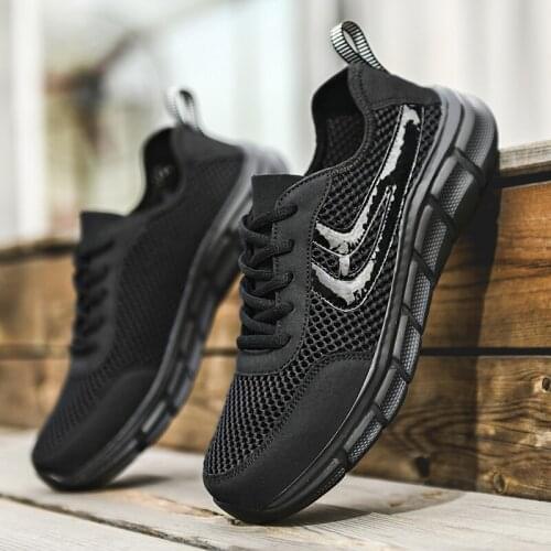 Summer Running Shoes Men Breathable Zaptillas Hombre Lightweight Rubber Platform Jogging Sneakers 2021 Sports Shoes Size 39-48