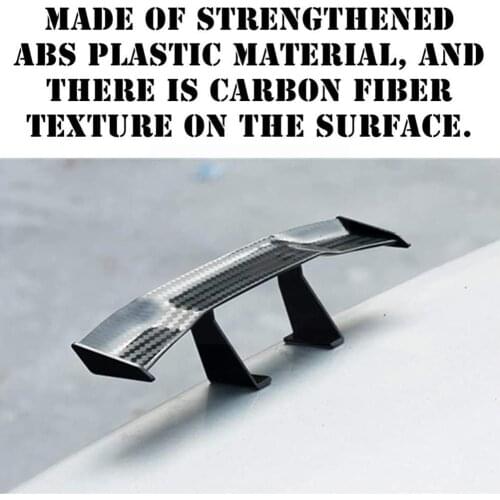 Car Modification and Decoration Products Mini Car Tail Personalized Decoration Gt Punching Tail Free Wing Small General R4P9