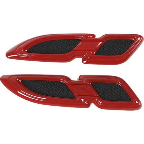 MOPAI ABS Car Exterior Air Flow Hood Side Body Leaf Decoration Cover Stickers for Chevrolet Camaro 2017 Up Car Styling