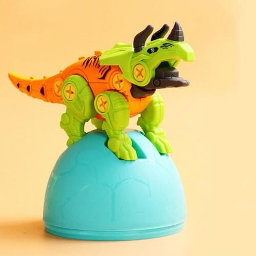 Simulation Dinosaur Egg Disassembly Assembly Model Building Blocks Toy Gift