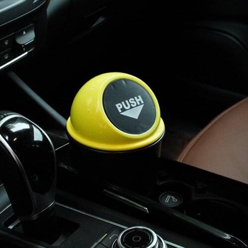 Pressing Type Car Trash Can for Volvo S40 S60 S80 XC60 XC90 V40 V60 C30 XC70 V70 Mini One Cooper R50 R52 R53 R55 R56 R60 R61