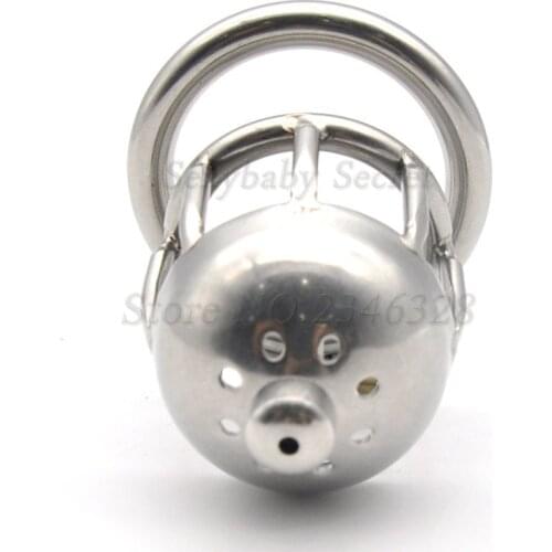 Stainless Steel Male Chastity Belt with Urethral Catheter,Penis Rings,Cock Cage with Stealth Lock,Adult Games Sex Toys For Men