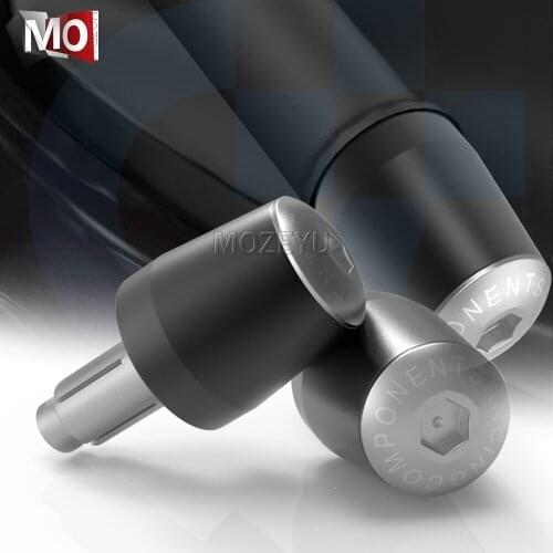 22MM Motorcycle Handlebar Grips Slider Cap Plug Hand Bar End For Kymco Suzuki GSXR GSR 600 750 SV650 Burgman 400 Bandit 600