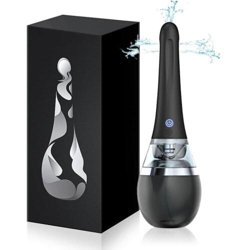 New Fully Automatic Vagina Anal Cleaner Dildo Sex Toy For Women Men Butt Plug Prostate Massage Rectal Enema Irrigation Clean Toy