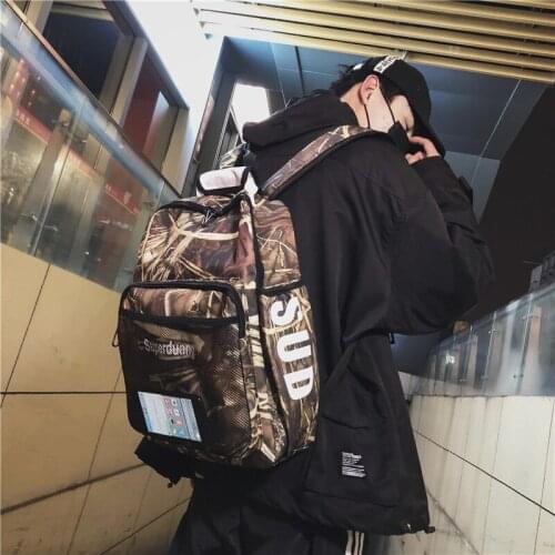 New Camouflage Print Camouflage for Boys Large Capacity Student Teenager Backpack Fashion Uninsex Shchool Bag Korean Supere Bags