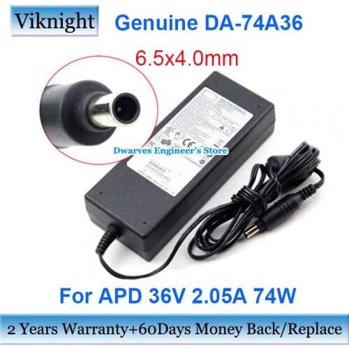 Genuine DA-74A36 CM-1 AC Adapter Charger For APD 36V 2.05A 74W Power Supply For KODAK ESP 7