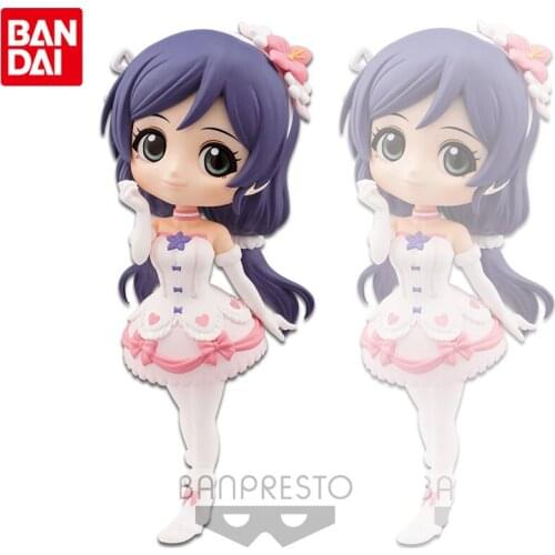 Bandai Genuine Qposket Petit LoveLive! School Idol Project Nozomi Tojo Anime Action Figures Collectible Model Ornaments Toys